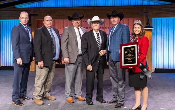 Express  Ranches Roll of Victory Breeder of the Year during the American Angus Association's Awards 