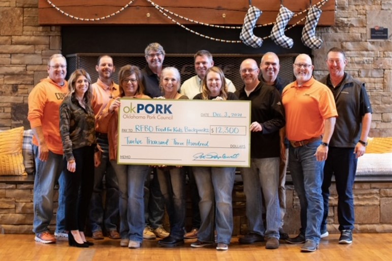 Oklahoma Pork Council Brings Lifetime Donation to Regional Food Bank of Oklahoma to $175,000