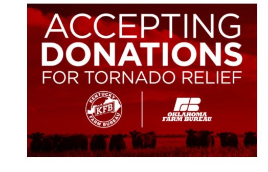 OKFB Foundation Accepting donations for Kentucky Producers affected by Tornadoes
