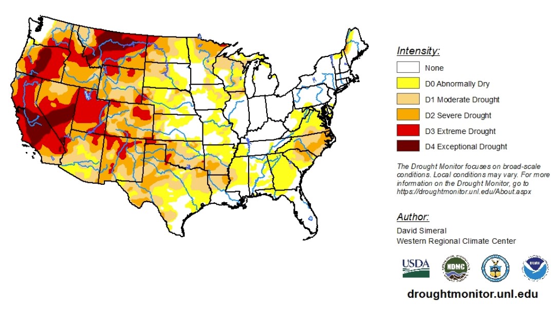Drought Monitor Report Shows 95% of Oklahoma Abnormally Dry or Worse