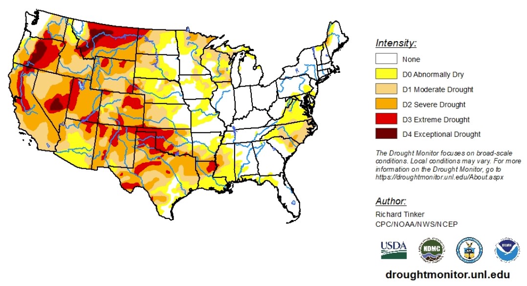 Drought Monitor Report Shows 40% of Oklahoma is Facing Extreme Drought