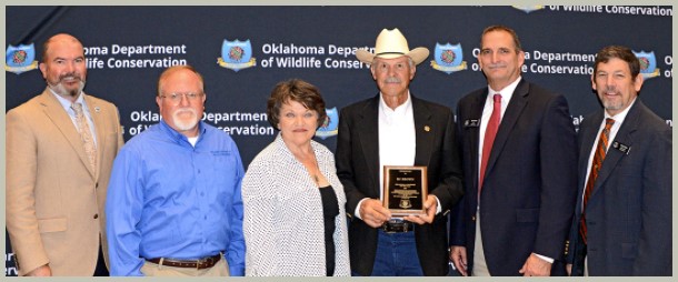 RC Brown Named ODWC Landowner of the Year