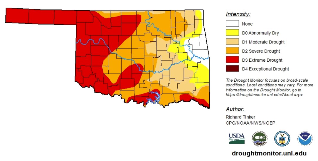 Drought Monitor Report Shows Drought Conditions Hold Steady