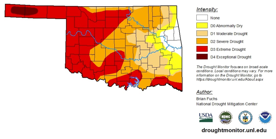 Oklahoma Facing Worst Drought Conditions in Recent Years