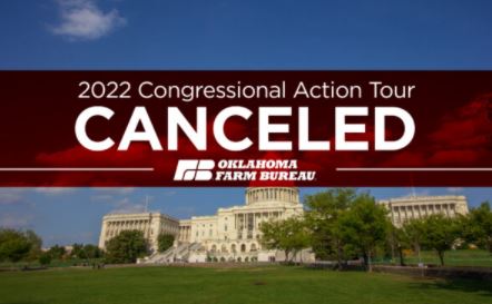 2022 OKFB Congressional Action Tour canceled
