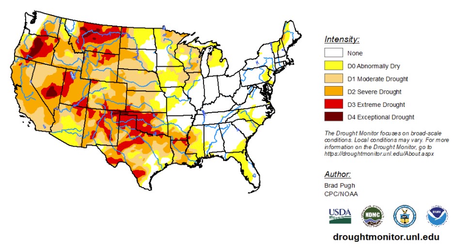 More Than 97% of Oklahoma is Facing Abnormally Dry Conditions or Worse