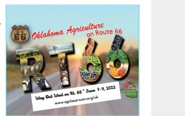Ag in the Classroom, Headed on Rt. 66--Way Out West  June 7-9