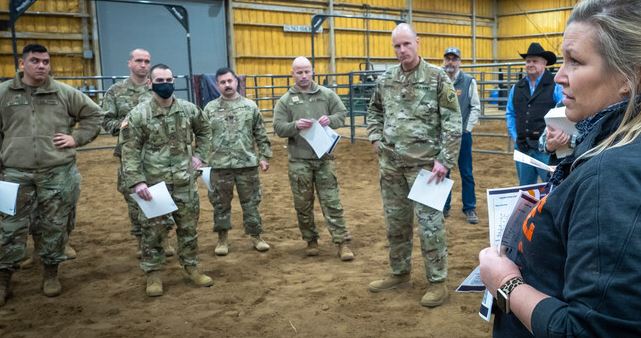 Extension educators host Emergency Livestock training for Army Reservists