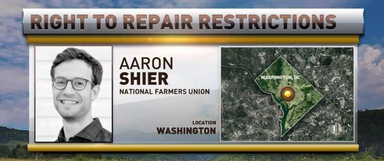 NFU has joined other ag groups in their fight for Right to Repair