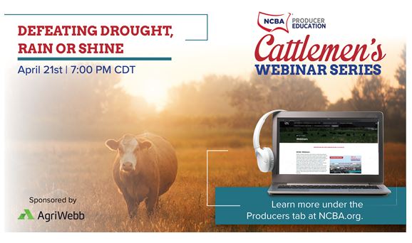 Register for NCBA's Next Webinar--Defeating Drought: Rain or Shine 