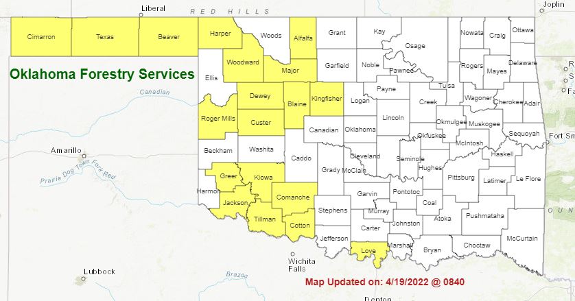 Fire danger will flex a bit During the next few days Interspersed with some Storm Chances