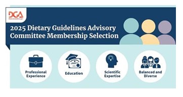 Nominations Now Open for the 2025 Dietary Guidelines Advisory Committee