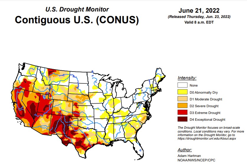 Not Much change in Oklahoma Drought Conditions as Summer Conditions Set In
