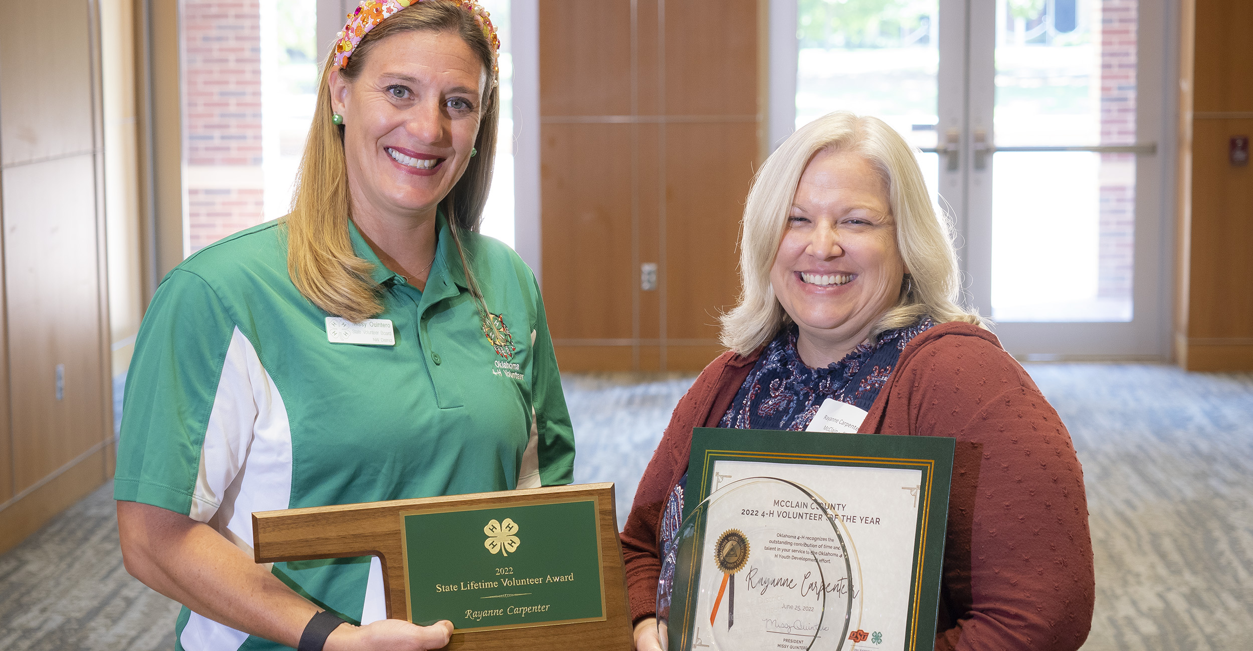 Carpenter Named State 4-H Lifetime Volunteer of the Year
