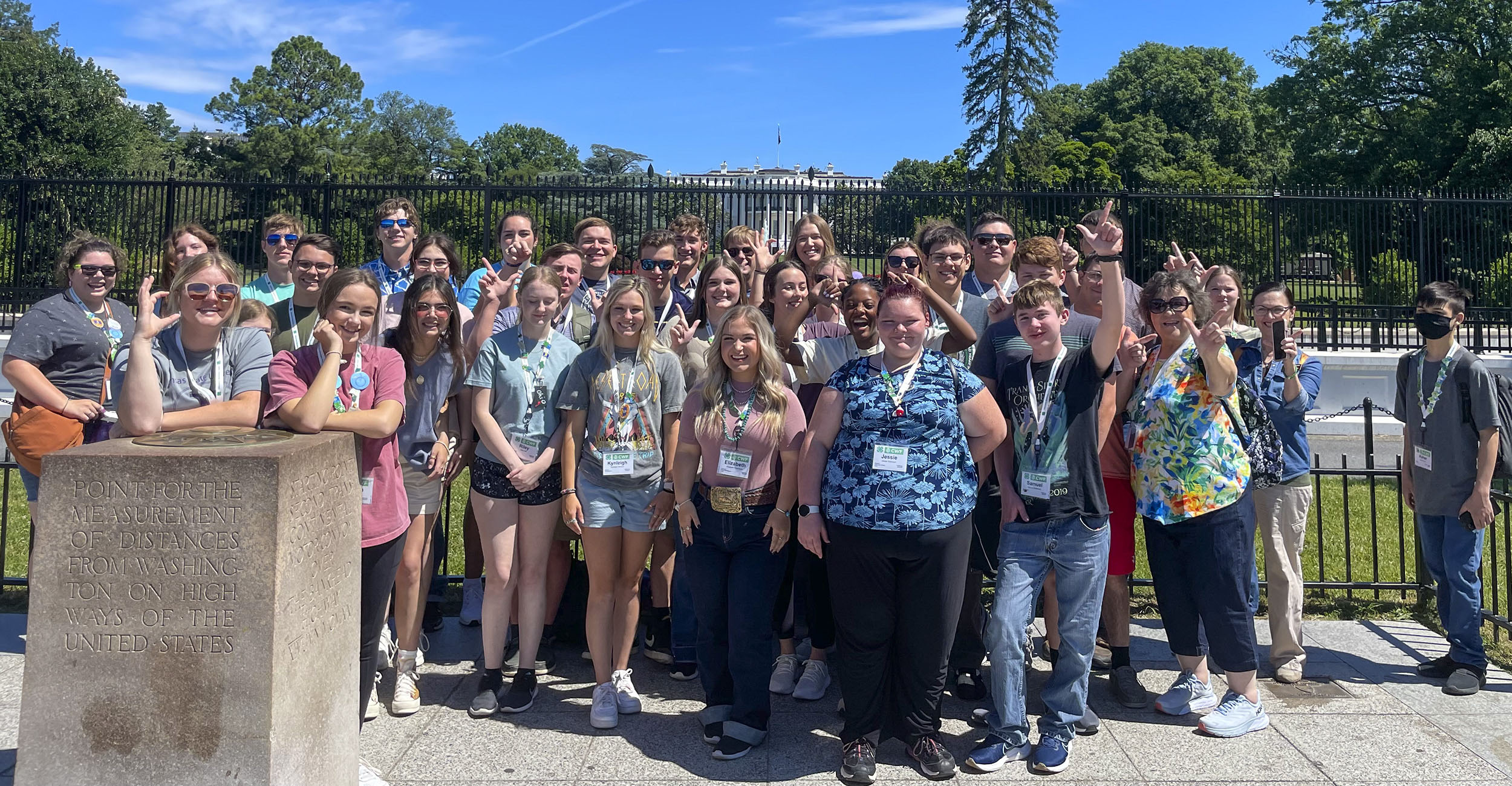 4-H'ers Learn about Government, History in Washington, D.C.