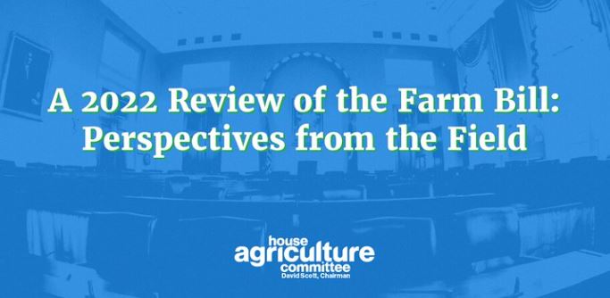 House Agriculture Committee Holds Farm Bill Listening Session in Washington