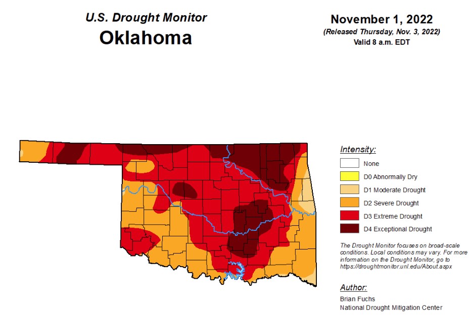 Extreme Drought or Worse Improves Slightly Since Last week by Over 3 Percentage Points