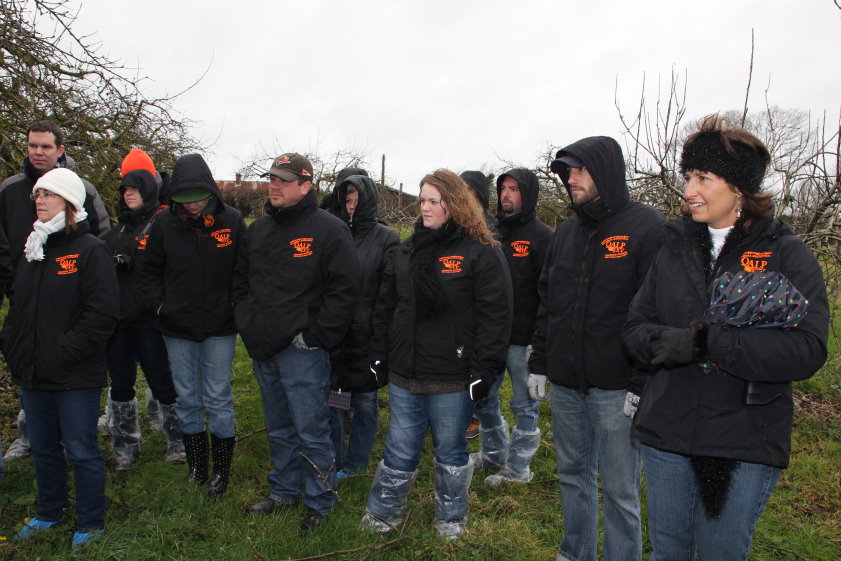 OALP Class XV Interacts with Progressive Irish Apple Grower- and More Pictures Are Up on FLICKR