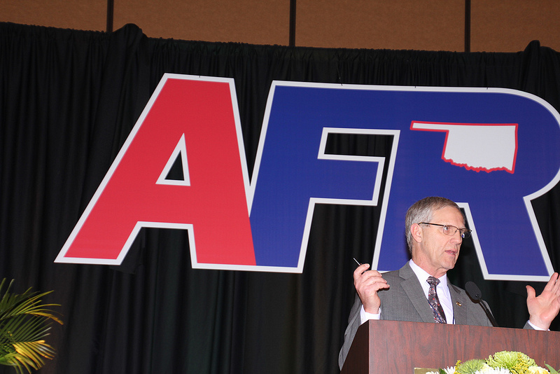 Ron Hays Has Conversation with National Farmers Union President Roger Johnson at 2015 AFR